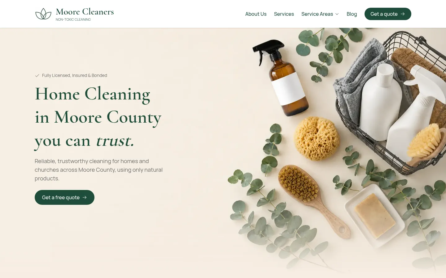 Moore Cleaners screenshot