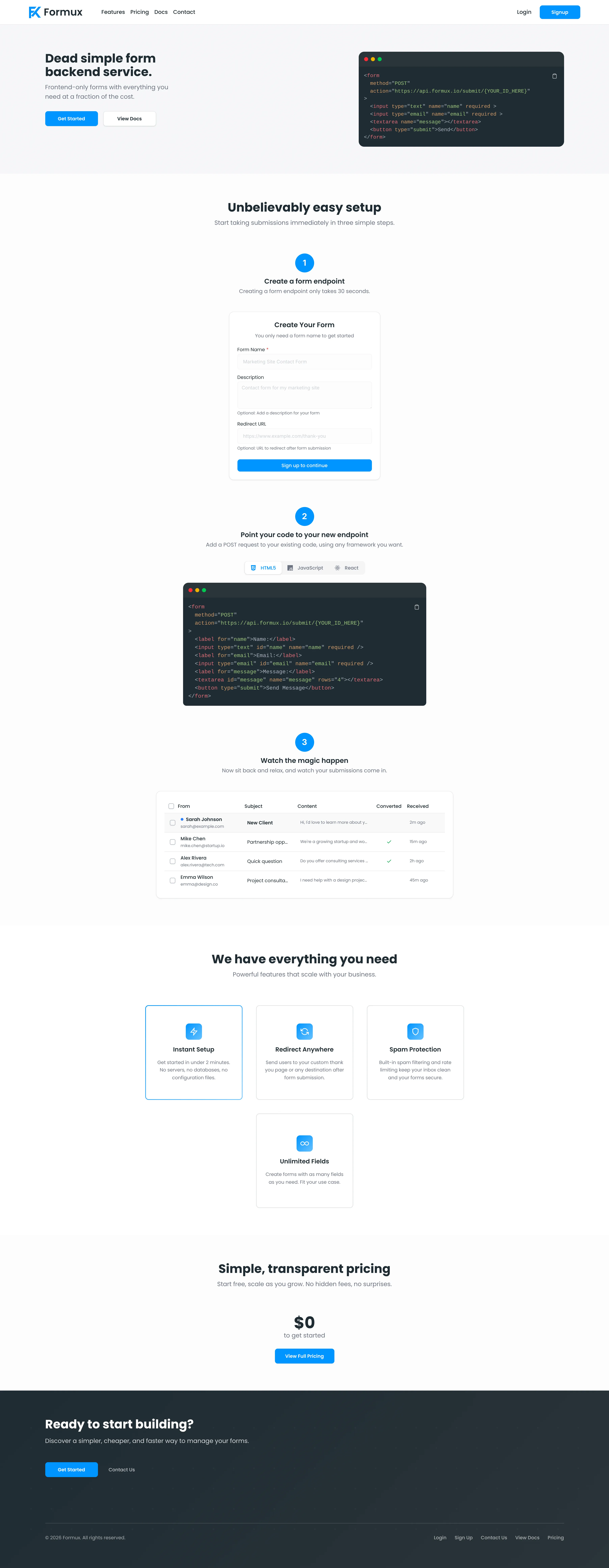 Formux.io screenshot